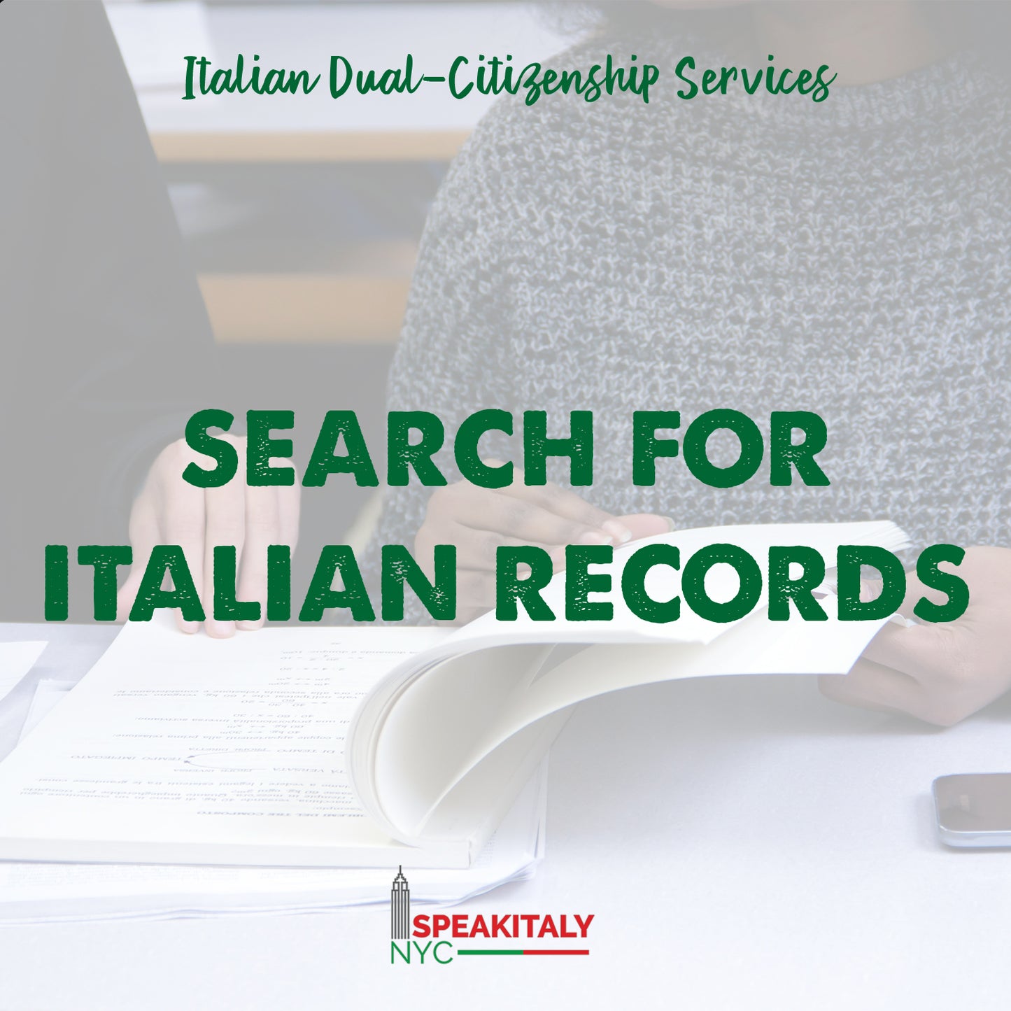 Search for Italian Records JS