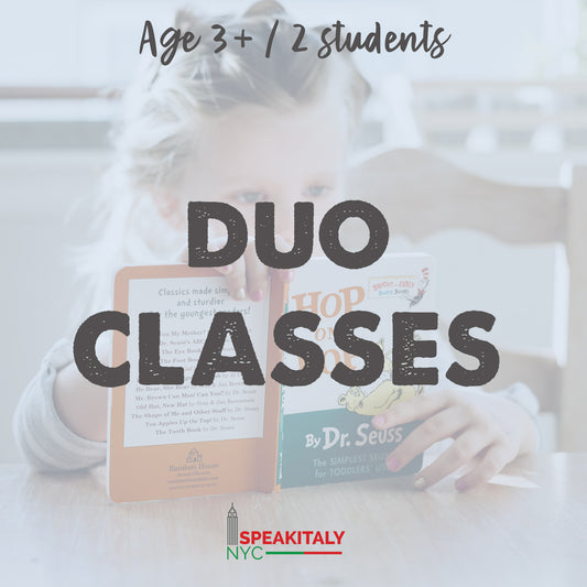 Private Classes (DUO) Children 3+ 1
