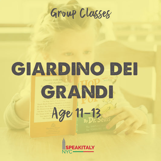 Group Classes for Children - Giardino dei Grandi - IN-PERSON BROOKLYN