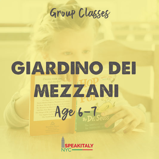 Group Classes for Children - Giardino dei Mezzani - IN-PERSON BROOKLYN
