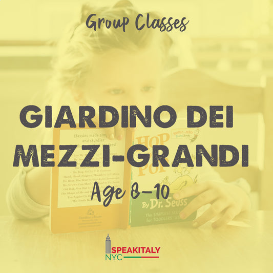 Group Classes for Children - Giardino dei Mezzi Grandi - IN-PERSON BROOKLYN