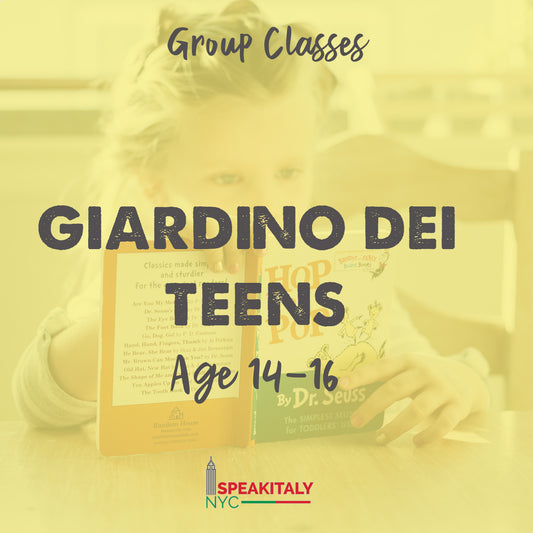 Group Classes for Children - Giardino dei Teens - IN-PERSON BROOKLYN