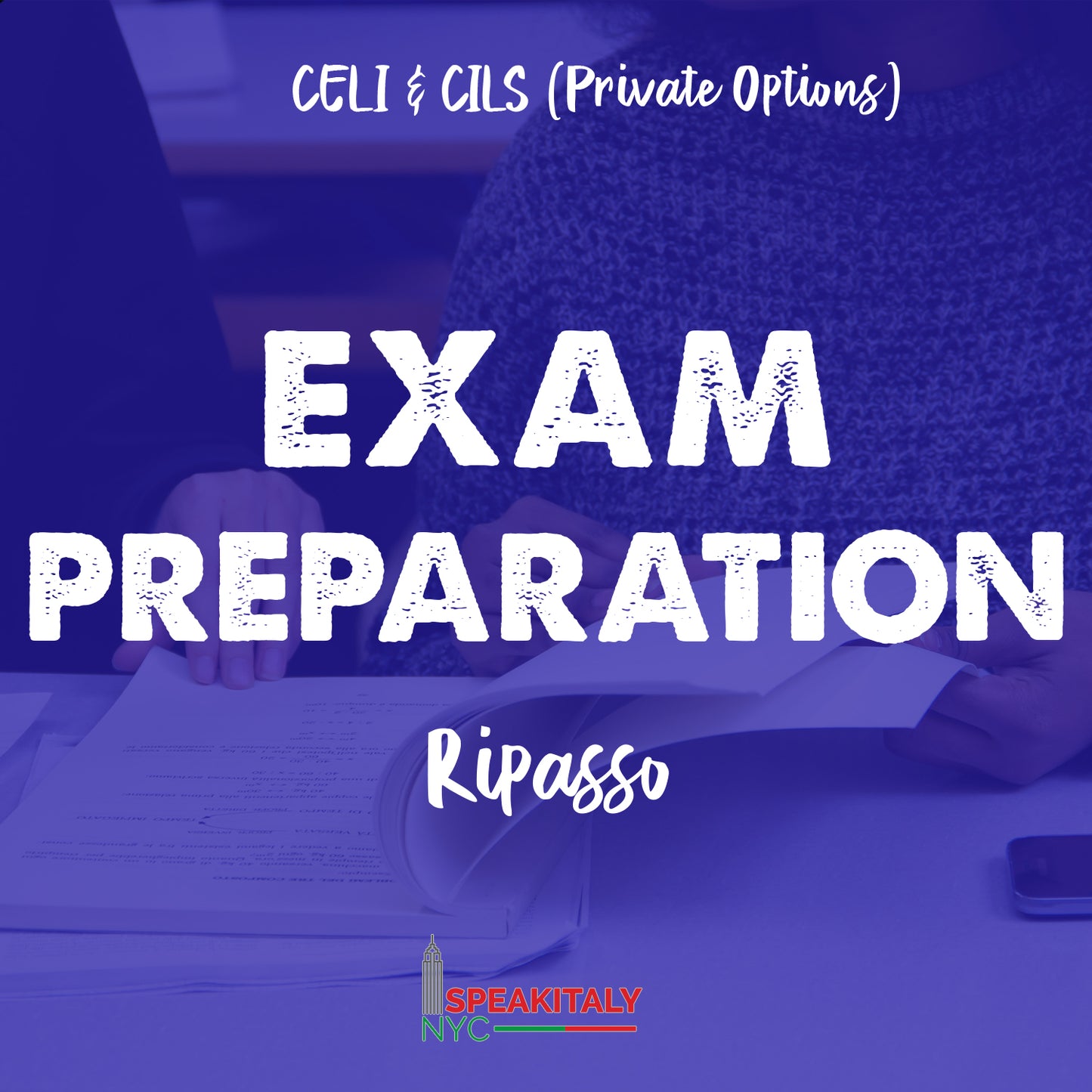 Exam Preparation (CELI, CILS) Private Options - Ripasso